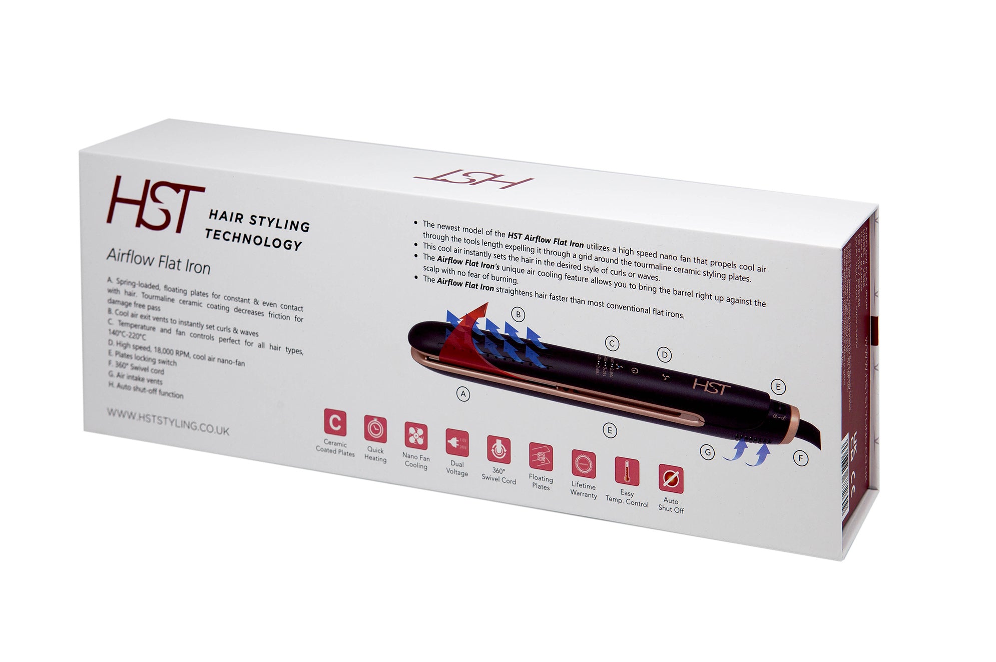 Plancha De Pelo Cyclone Air Cool Tech Plancha Pelo Cyclone Air